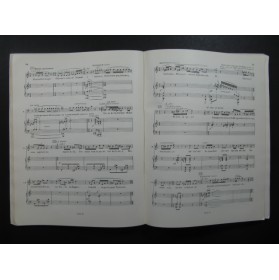TOMASI Henri L'Atlantide Chant Piano Dédicace 1959