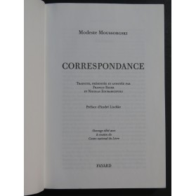 MOUSSORGSKY Modeste Correspondance 2001