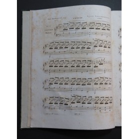 BERTINI Henry 25 Études Caractéristiques op 66 Piano ca1840
