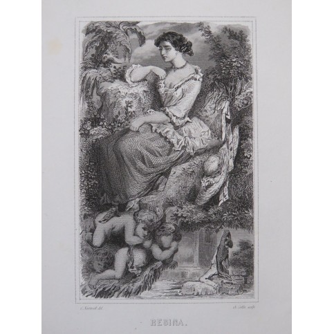 Regina Célestin Nanteuil Illustration XIXe siècle