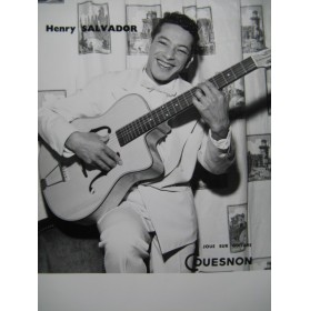 Henry SALVADOR Photo Guitare Couesnon