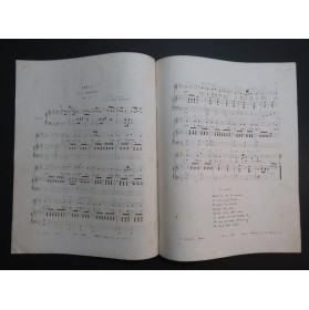 SCHUBERT Franz Adieu Chant Piano ca1840