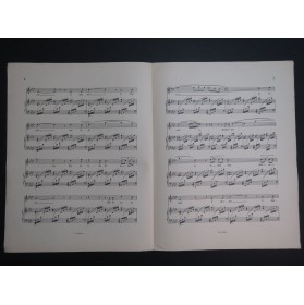 D'OLLONE Max Chanson Orientale Chant Piano 1927