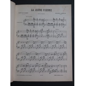 FAHRBACH Philippe La Jeune Vienne op 232 Piano 1886