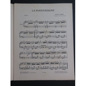 BOSC Auguste La Faridondaine Piano 1904