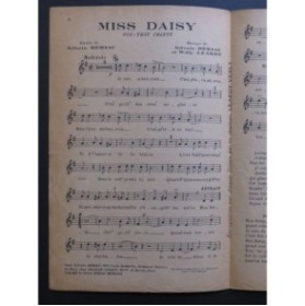Miss Daisy Fox Trot Sylvain Bersac Chant 1931