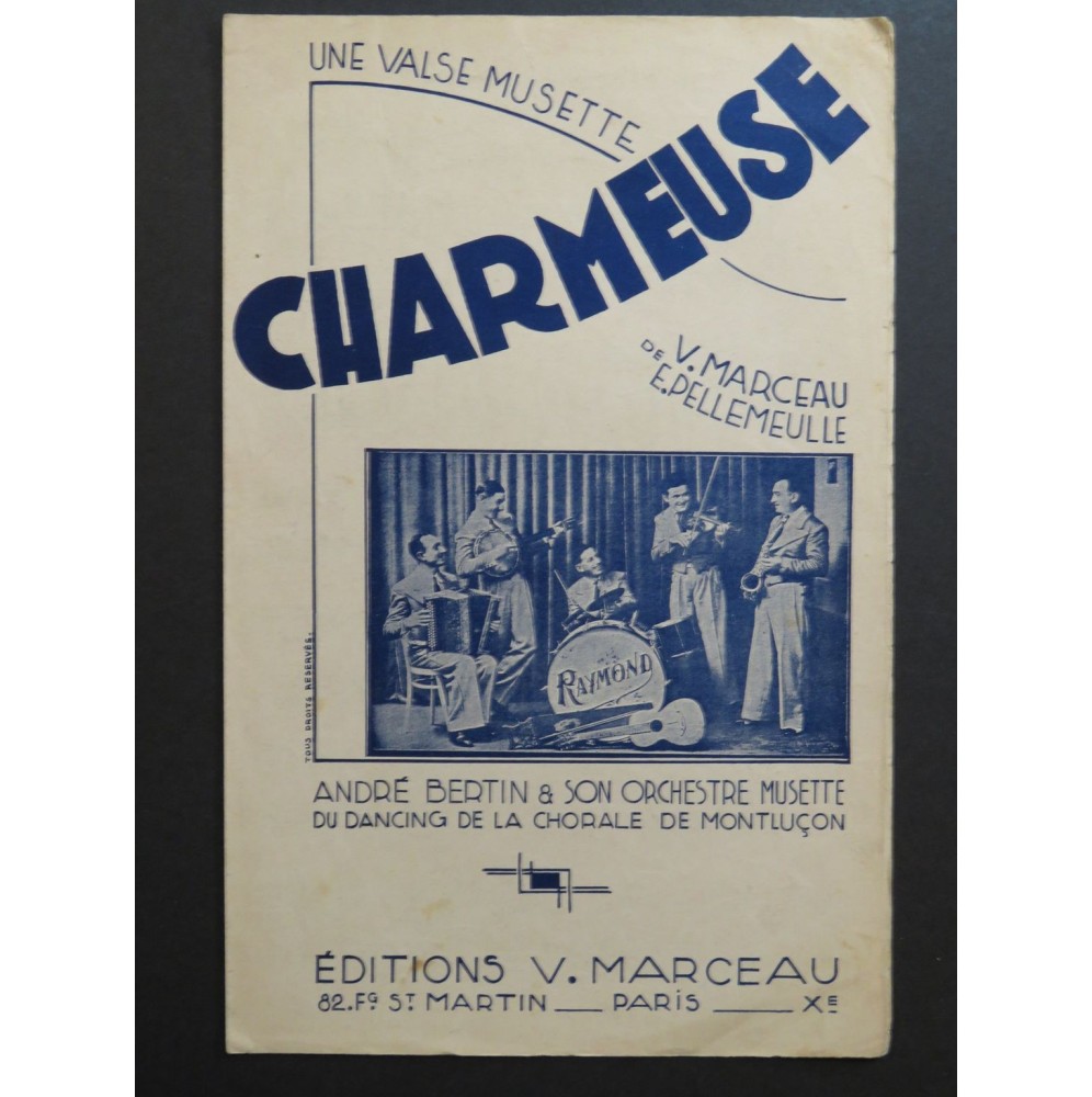 Charmeuse Valse Musette V. Marceau E. Pellemeulle Piano Accordéon