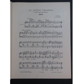 Y'ENER At Little Trianon Piano 1912