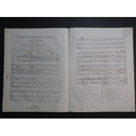 CATEL Ch. S. Wallace ou Le Ménestrel Ecossais No 3 Chant Piano ou Harpe ca1810