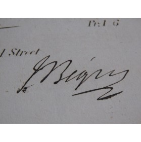 BÉGREZ Pierre-Ignace Amour et Toi Signature Chant Piano ou Harpe ca1820