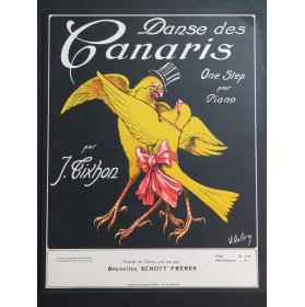 TIXHON J. Danse des Canaris Piano ca1910