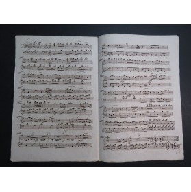 CLEMENTI Muzio Deux Sonates Manuscrit Piano ca1800
