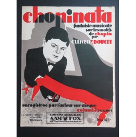 DOUCET Clément Chopinata Fantaisie Chopin Piano 1927