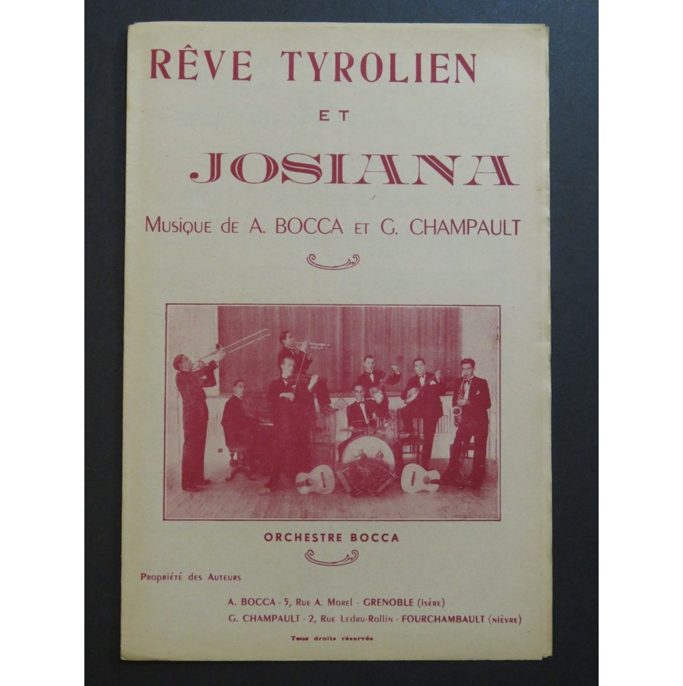Rêve Tyrolien et Josiana A. Bocca G. Champault