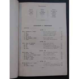 ROSSINI G. Guillaume Tell Chant Piano Opéra XIXe
