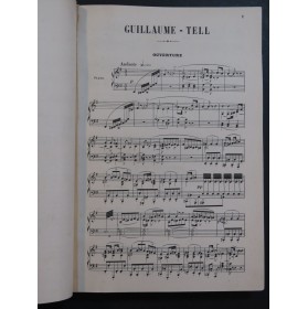 ROSSINI G. Guillaume Tell Chant Piano Opéra XIXe