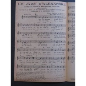 Le Jazz d'Alexandre Irving Berlin Chant 1945