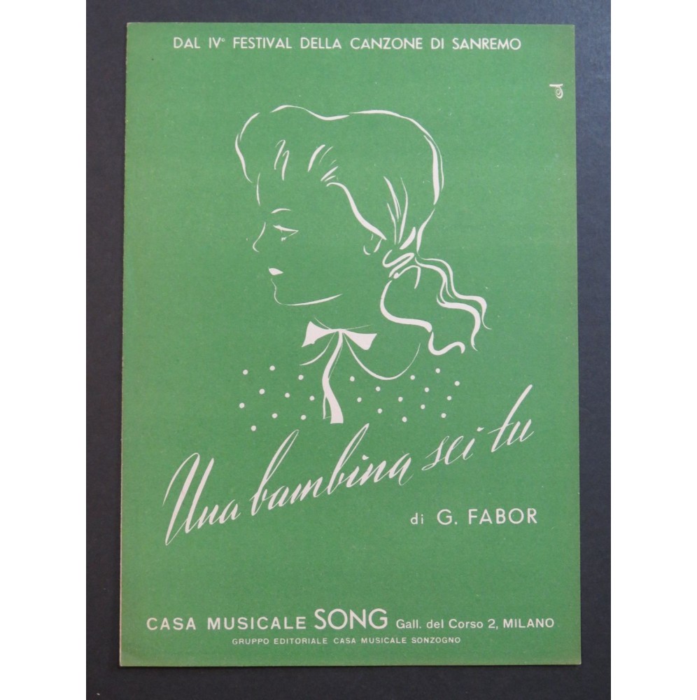 Una Bambina sei tu G. Fabor Chant 1954