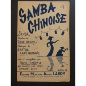 Samba Chinoise Gaston Lapeyronnie Chant 1948