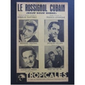 Le Rossignol Cubain Rogelio Martinez Chant Accordéon 1952