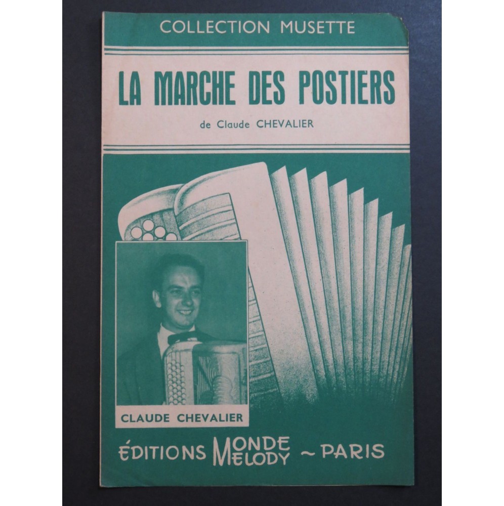 La Marche des Postiers Claude Chevalier Accordéon 1959