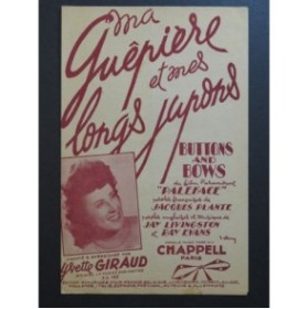 Ma Guêpière et mes longs Jupons Yvette Giraud Chant 1948