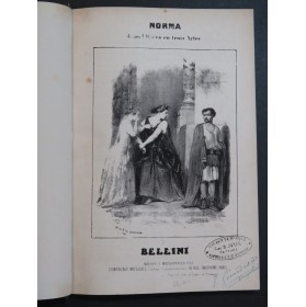 BELLINI Vincenzo Norma Nanteuil Opéra Piano Chant ca1850