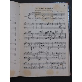 DE SENGER Hugo Fête des Vignerons de Vevey Chant Piano 1889