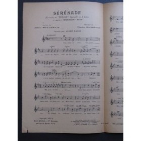 Sérénade André Baugé Chant 1927