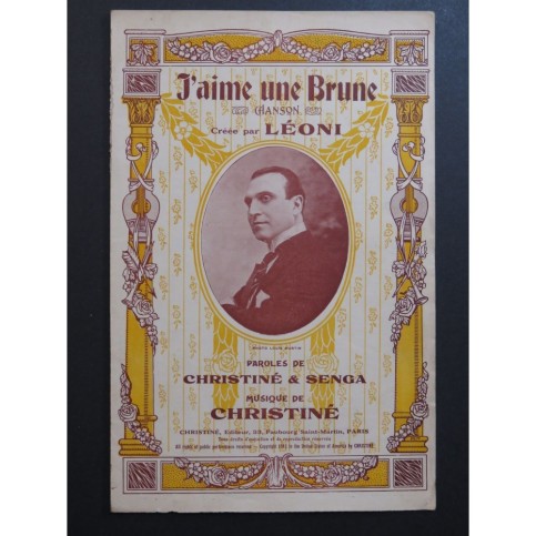 J'Aime une Brune Henri Christiné Chant 1913
