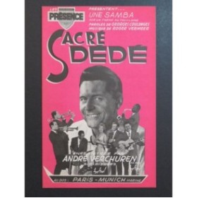 Sacré Dédé Paris Munich André Verchuren Accordéon 1963