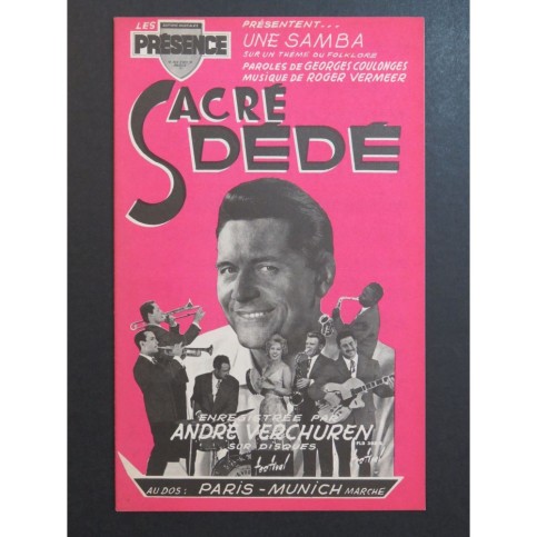 Sacré Dédé Paris Munich André Verchuren Accordéon 1963