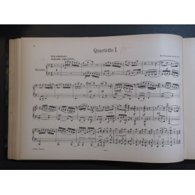 SCHUMANN Robert Symmphonien Quartett Quintett Piano 4 mains