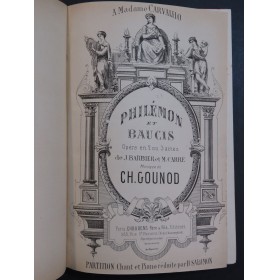 GOUNOD Charles Philémon et Baucis Opéra Piano Chant ca1890