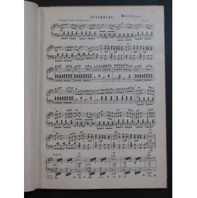 HEROLD Ferdinand Zampa Opéra en allemand Chant Piano