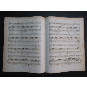 SCHUBERT Franz La Jeune Religieuse Chant Piano ca1835