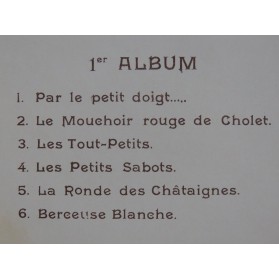 BOTREL Théodore Les Chansons des Petits Bretons 1er Album Chant Piano