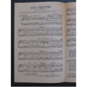Les Crayons Bourvil Chant Piano 1946