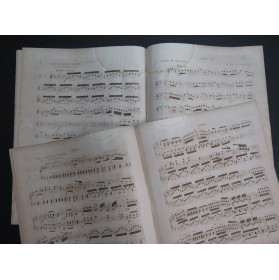 WALCKIERS Eugène Mélodies Italiennes Suite No 2 Piano Flûte ca1840