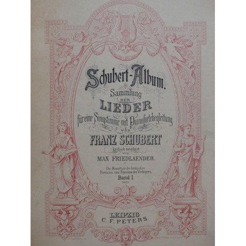 SCHUBERT Franz Album Lieder 92 Pièces Chant Piano
