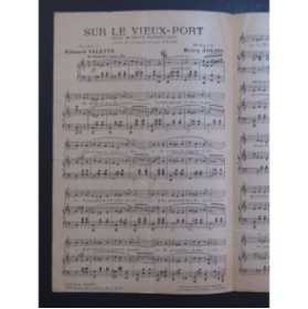 Sur le Vieux Port Valse Musette Marseille Joliot Chant Piano