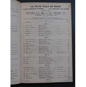 BIZET Georges La Jolie Fille de Perth Opéra Chant Piano ca1885