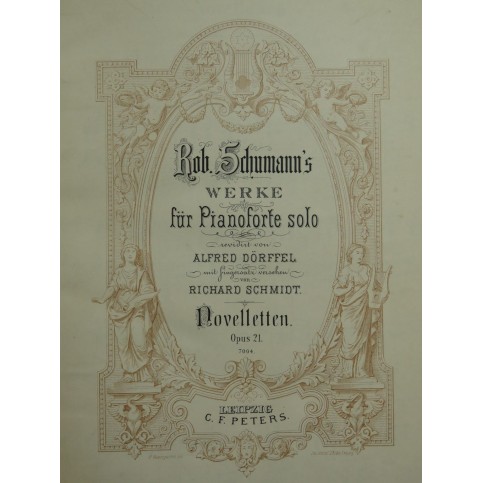 SCHUMANN Robert SCHUBERT Franz Pièces pour Piano