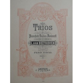BEETHOVEN Trios 11 Pièces Piano Violoncelle Violon