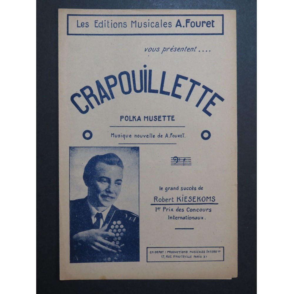 Crapouillette Polka Musette André Fouret Accordéon