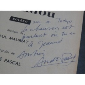 Rendez-vous au Lavandou Mondego Dédicace Accordéon 1958