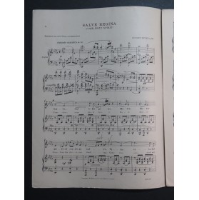 BUCK Dudley Salve Regina op 18 Chant Piano 1916