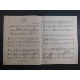WALLER Frank Her Dream Dédicace Chant Piano 1916