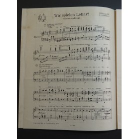 Wir Spielen Lehar Melodienfolge für Klavier Piano 1941