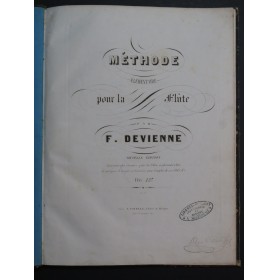 DEVIENNE François Méthode élémentaire pour la Flûte ca1845